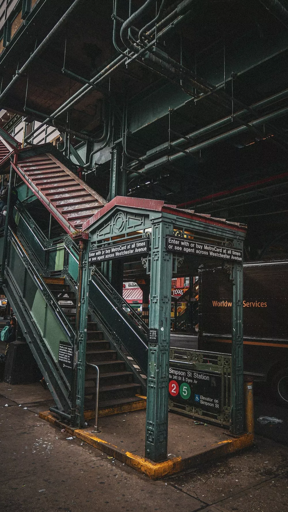 The Bronx subway station