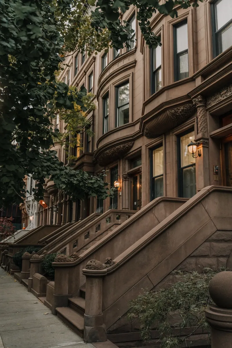 Homes in Manhattan's Harlem district
